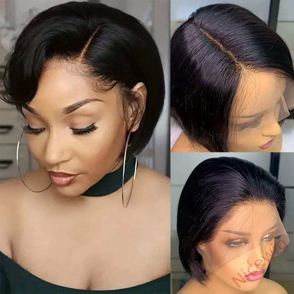 Glueless Lovely Natrual Bob Styles Silky Hair Straight Wig