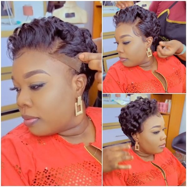 Hot Sale Short Glueless Ladies Wig Curly Hair