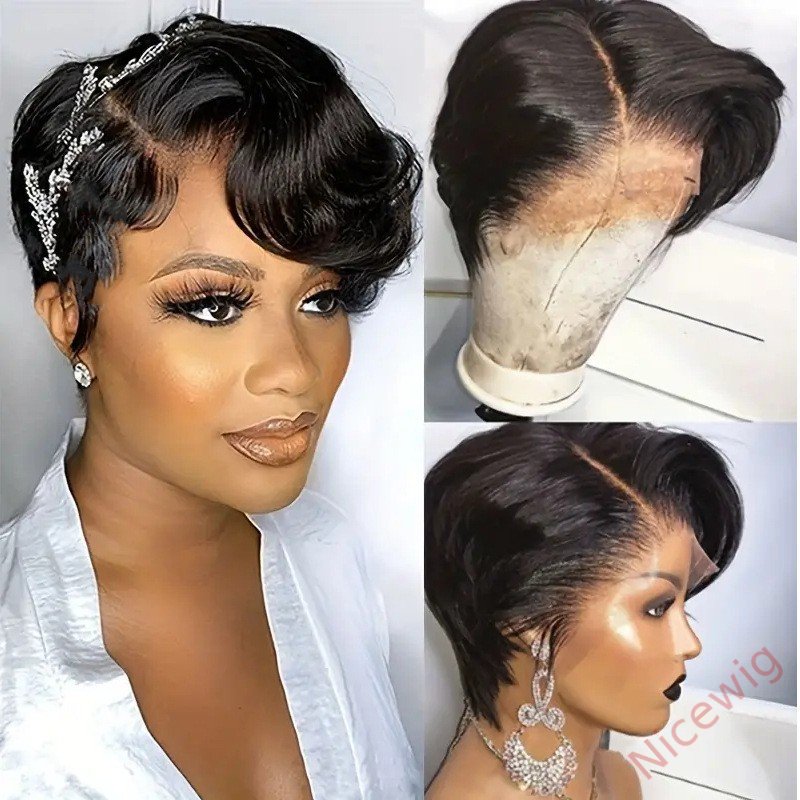 New Glueless 6 Inch Short Wig Bob Straight Hair Wig