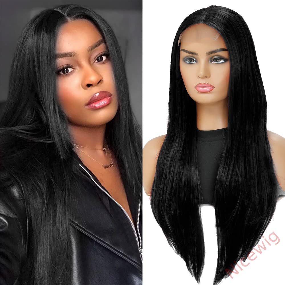 Glueless Natural Looking 20 Inch Blonde Straight Wigs For Black Women