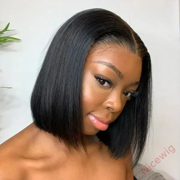 Glueless New Natrual Bob Styles Silky Hair Wig