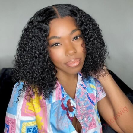 Glueless Super Fluffy Afro Kinky Curly Wigs Black Hair