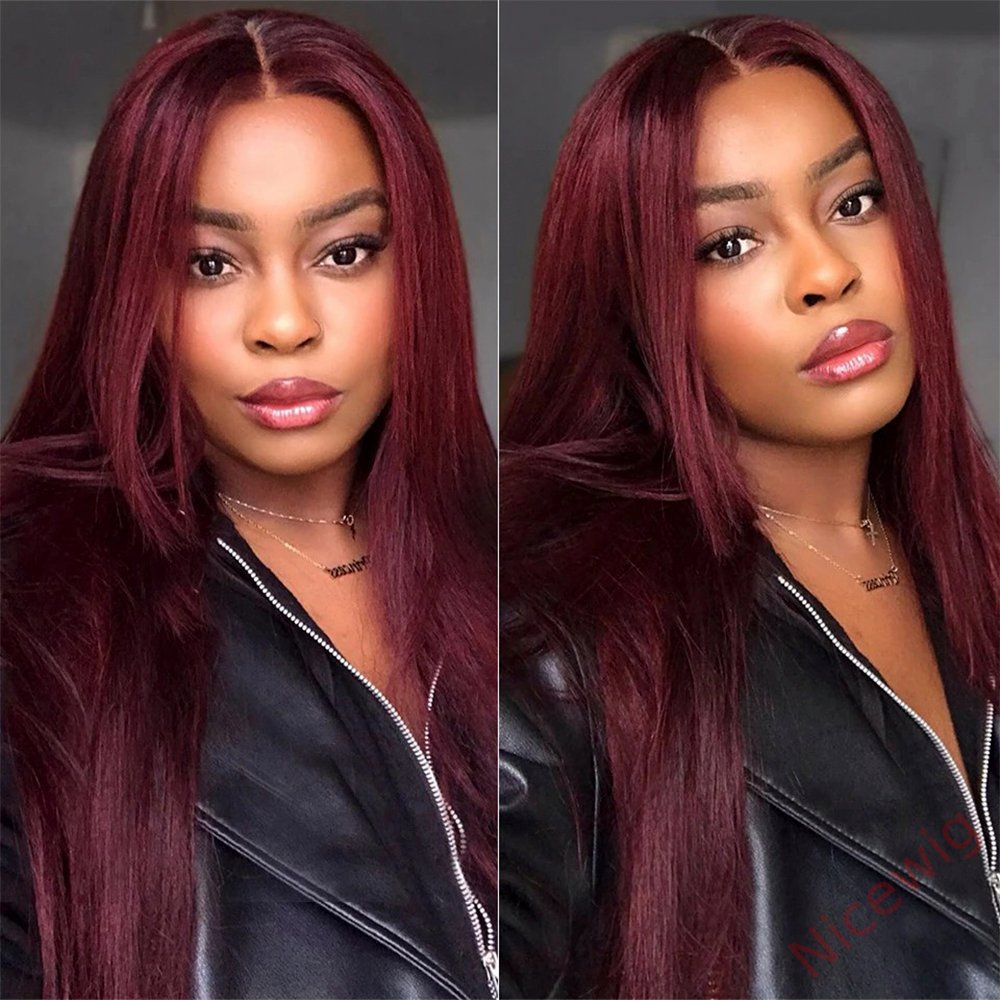 Glueless Natural Looking 20 Inch Blonde Straight Wigs For Black Women