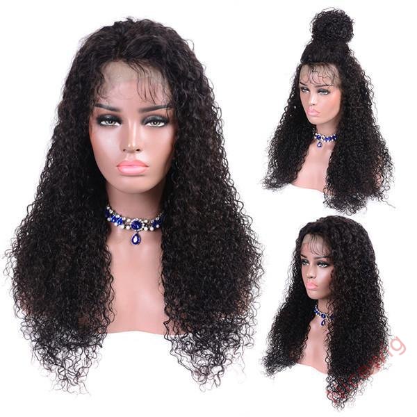Natural Black Long Hair Curly Wig