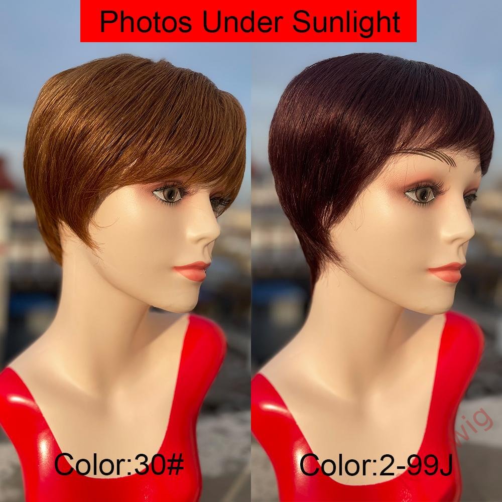 Super Short Wig 2Inch Pixed Straight Hair