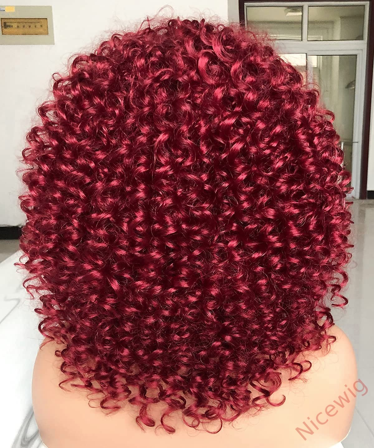 New Fashion Summer Natural Curly Wig With Bangs