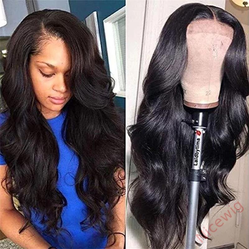Black Brazilian Long Body Water Wave Wig