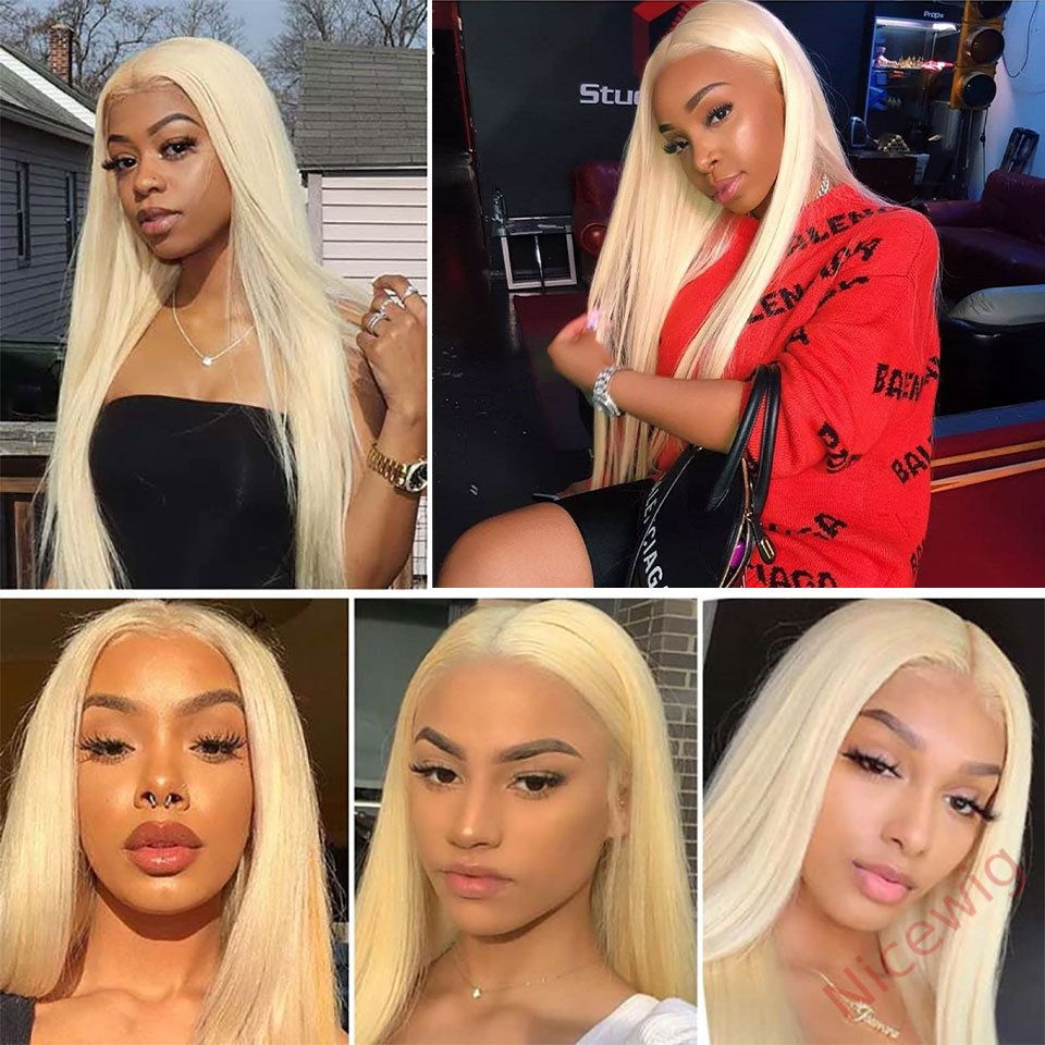 Glueless Hot Sale Blonde Long Wig Straight Wig