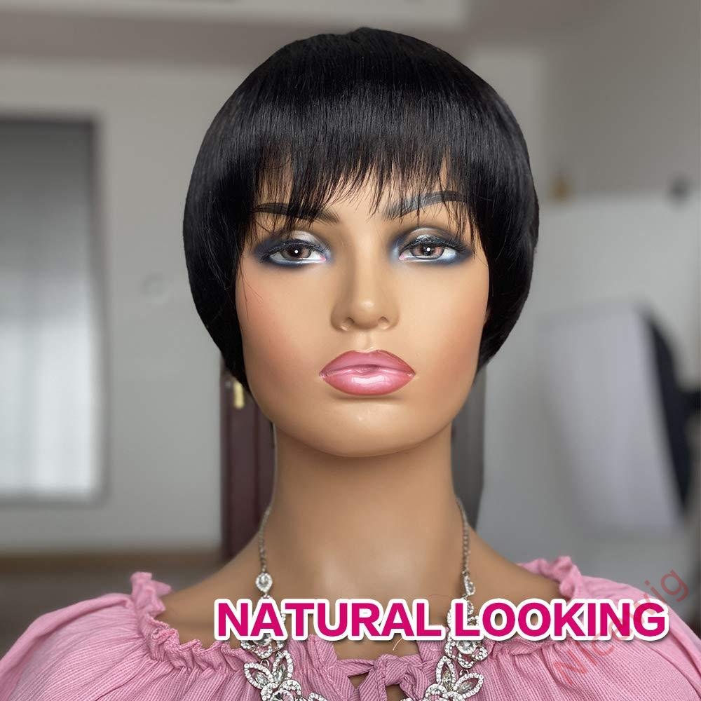 Super Short Wig 2Inch Pixed Straight Hair