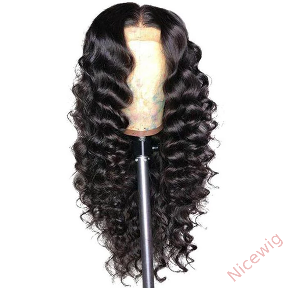 Brazilian Black Long Water Wave Wig