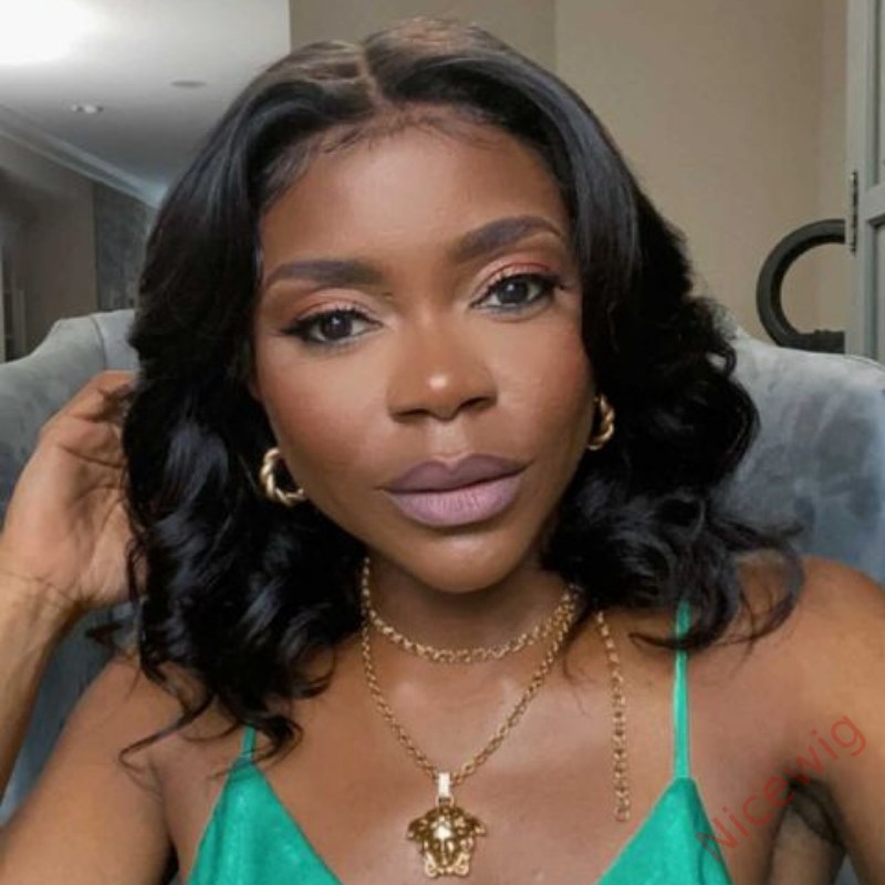Glueless short Bob Body Wave Wig For Women