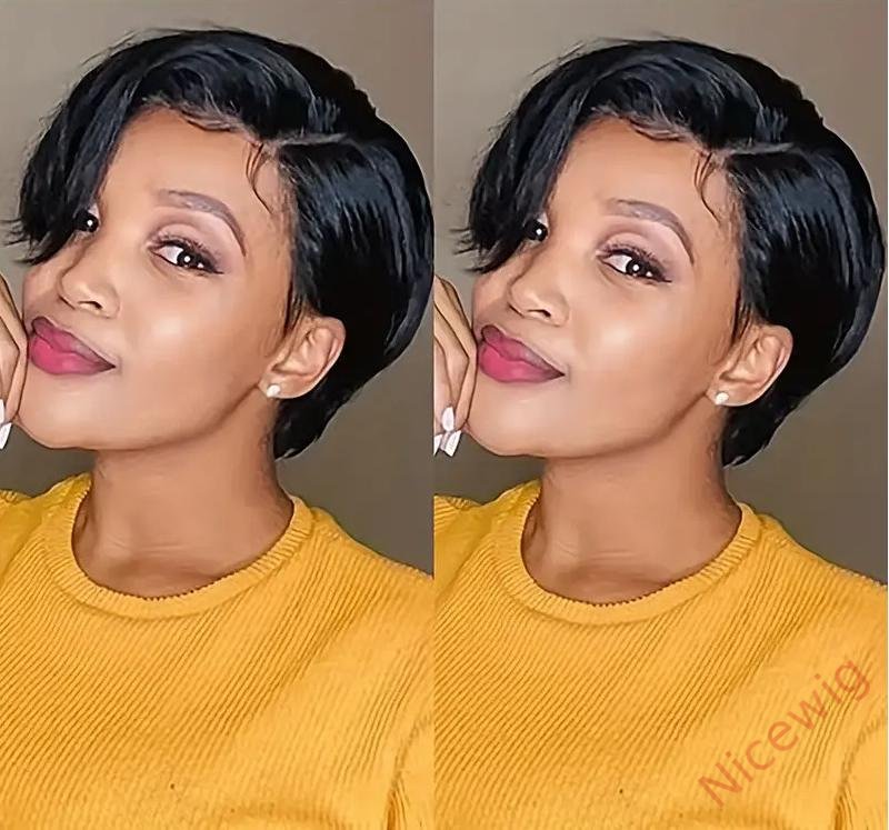 New Glueless 6 Inch Short Wig Bob Straight Hair Wig