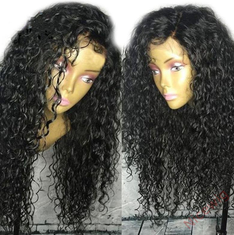 Black Long Hiar Curly Wig