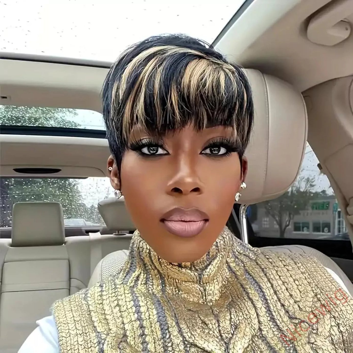 Best Seller Glueless Short Wig 4Inch Pixie Cut Straight Hair
