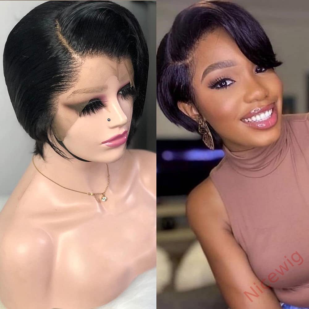 Glueless 6 Inch Short Wig Bob Straight Hair Wig