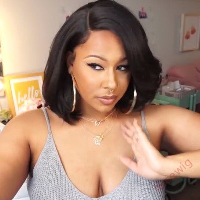Lovely Natrual Short Bob Body Wave Wig For Women