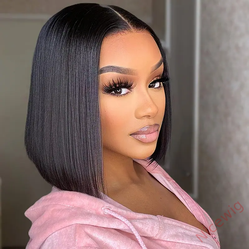 Glueless New Natrual Bob Styles Silky Hair Wig