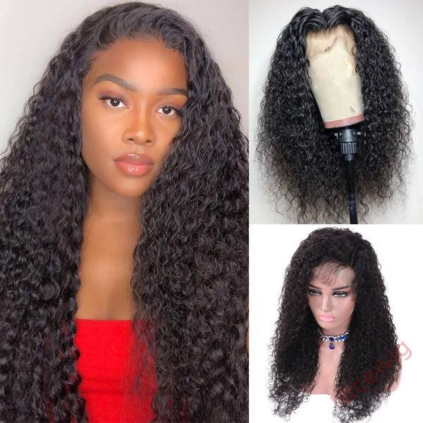 Natural Black Long Hair Curly Wig