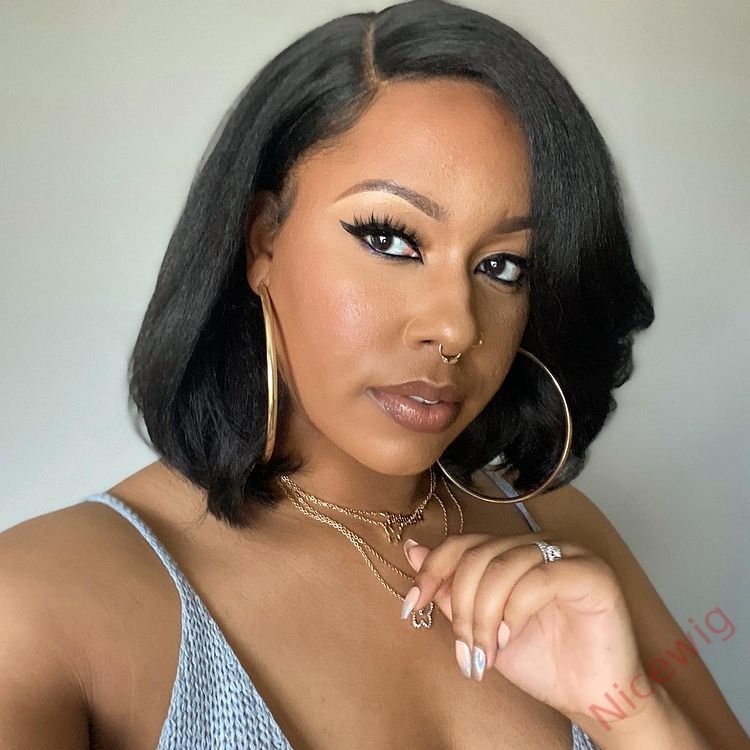 Lovely Natrual Short Bob Body Wave Wig For Women