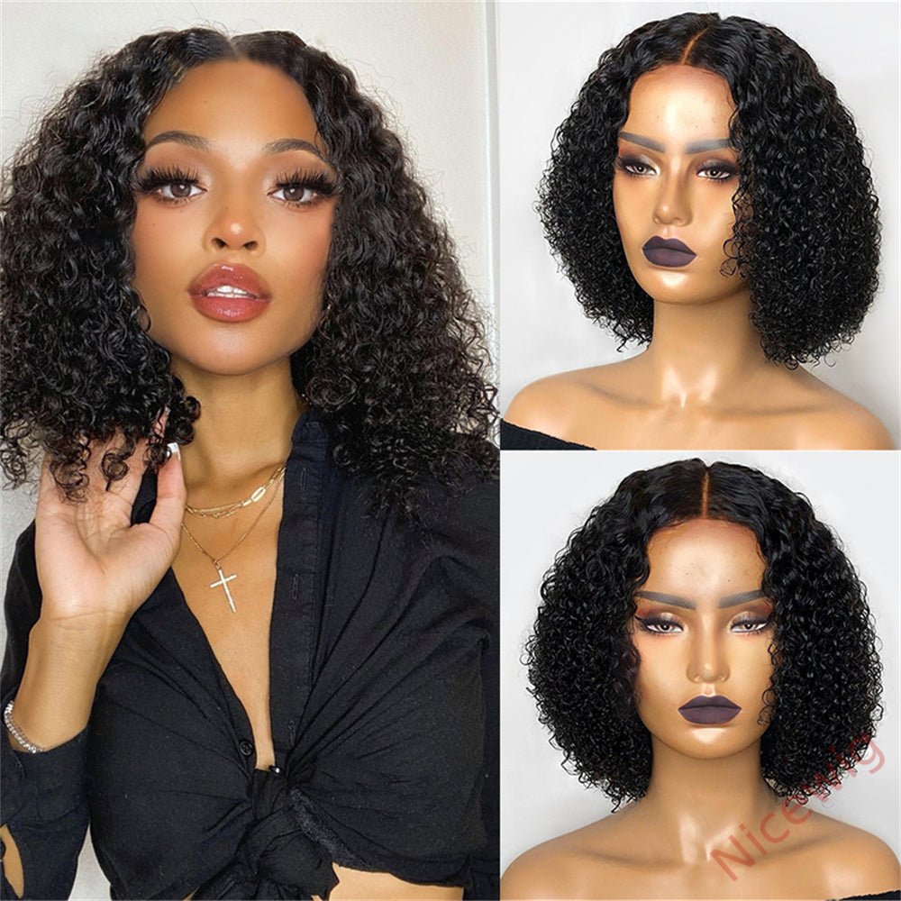 Fluffy Afro Kinky Curly Wigs Black Explosive Hair