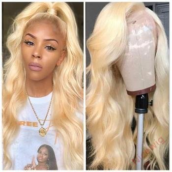 Blonde Brazilian Long Body Wave Wigs