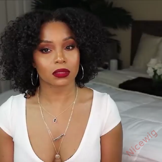 Super Fluffy Afro Kinky Curly Wigs Black Hair