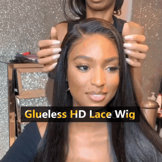 Sexy Charming Elegant Centre Parting Glueless Long Black Straight Wig