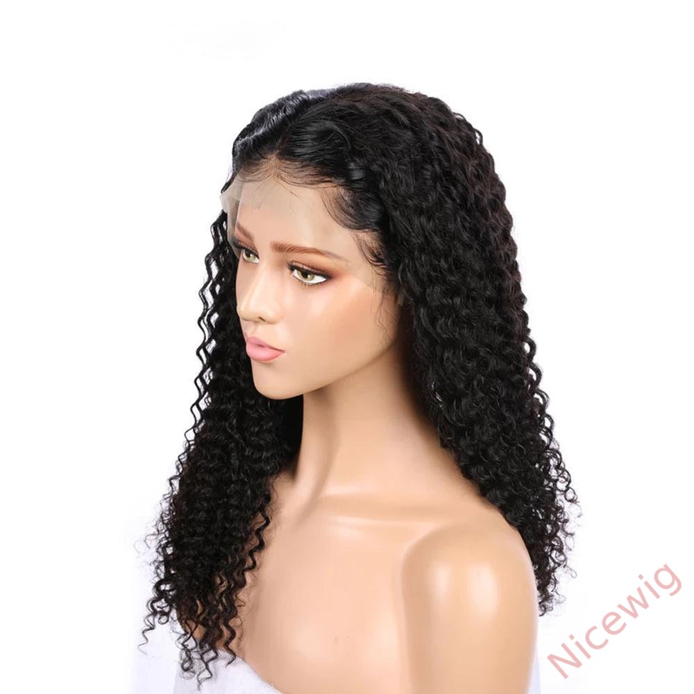 Black Brazilian Black Water Wave Long Wigs