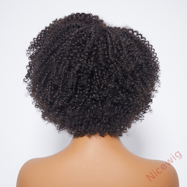 Glueless Super Fluffy Afro Kinky Curly Wigs Black Hair