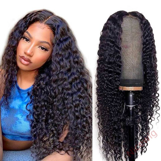 Brazilian Black Water Wave Curly Wig