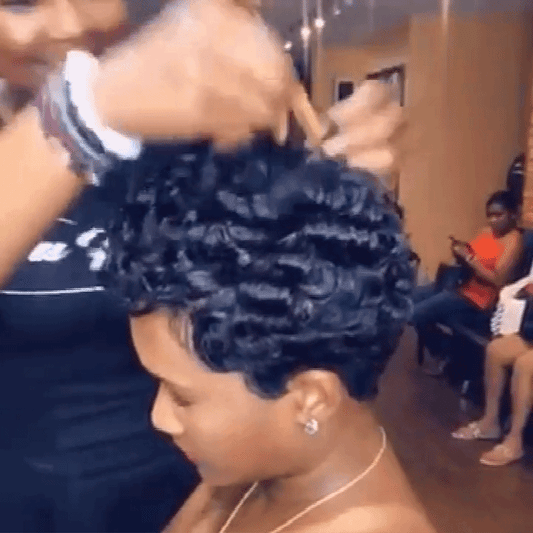 4Inch Short Curly Wave Wig