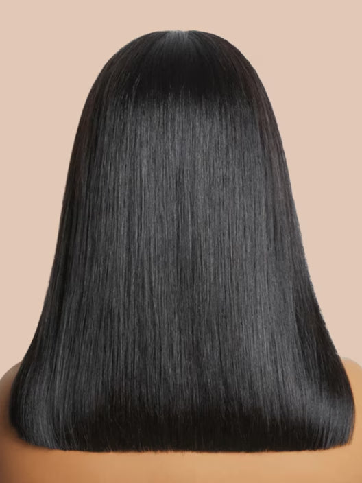 Glueless Lovely Natrual Bob Styles Silky Straight Hair Wig