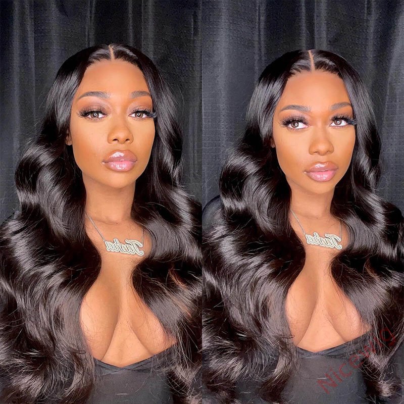New Glueless Nature Black Beautiful Loose Wave Long Wig