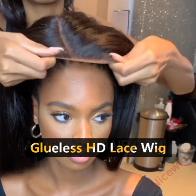 Sexy Charming Elegant Centre Parting Glueless Long Black Straight Wig
