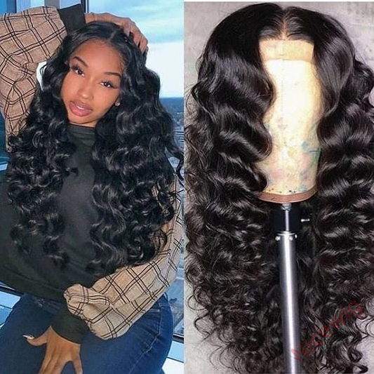 Brazilian Black Long Water Wave Wig