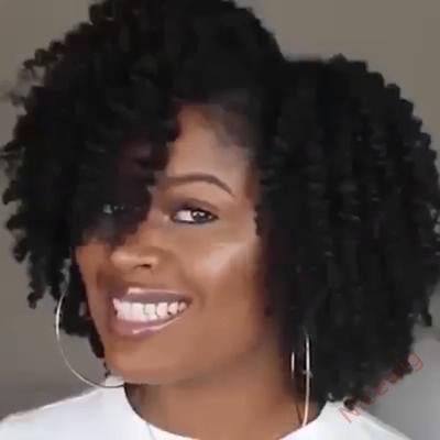 Super Fluffy Afro Kinky Curly Wigs Black Explosive Hair