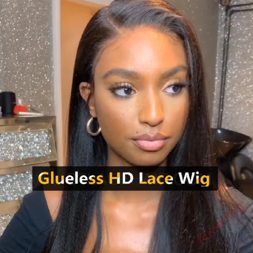 Sexy Charming Elegant Centre Parting Glueless Long Black Straight Wig