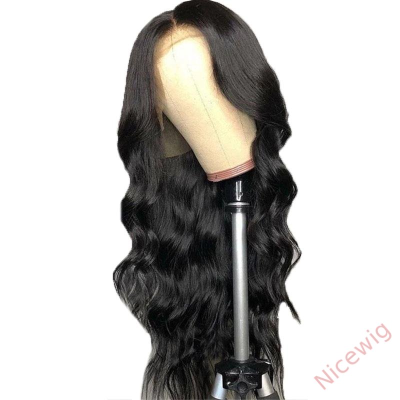 Black Brazilian Long Body Water Wave Wig