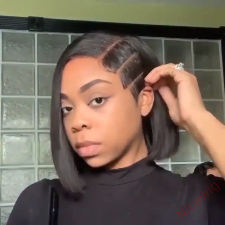 Best Design Glueless Cute Natrual Bob Hair Wig