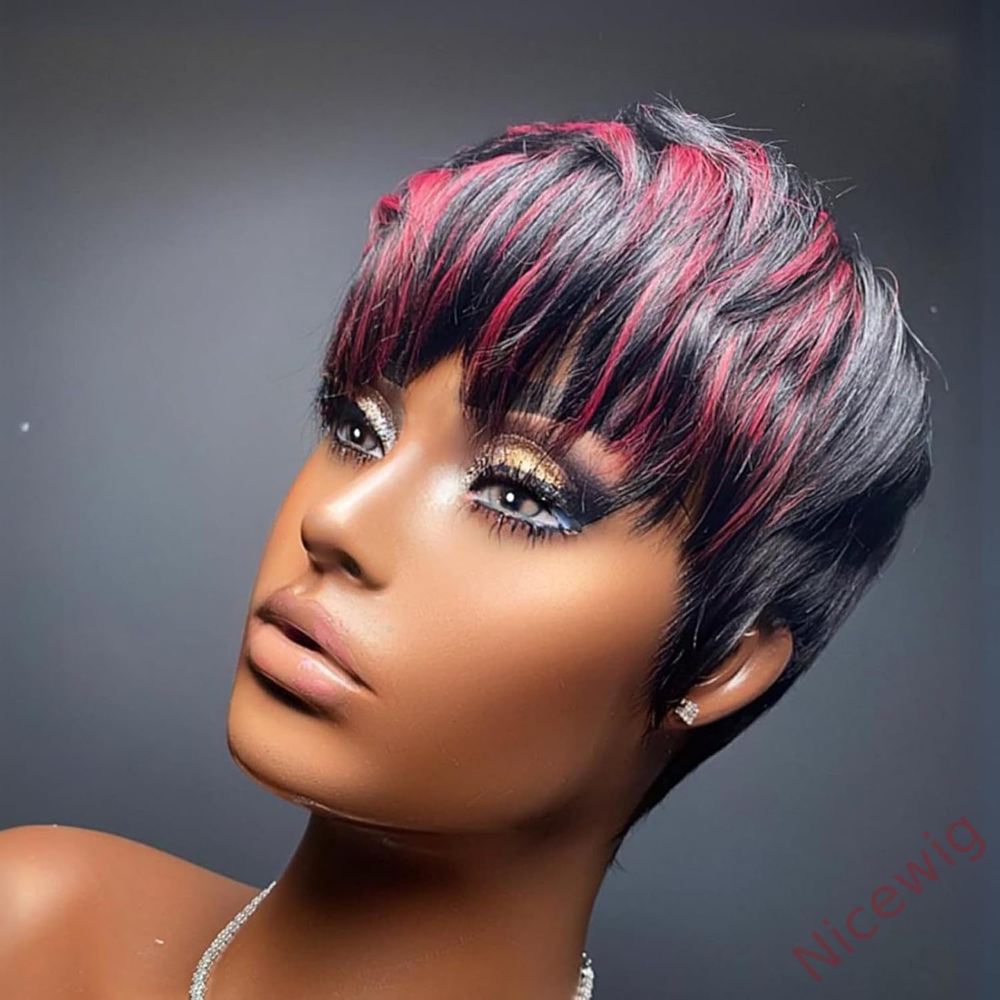 Best Seller Glueless Short Wig 4Inch Pixie Cut Straight Hair