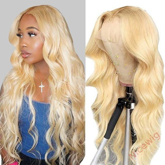 Blonde Brazilian Long Body Wave Wigs
