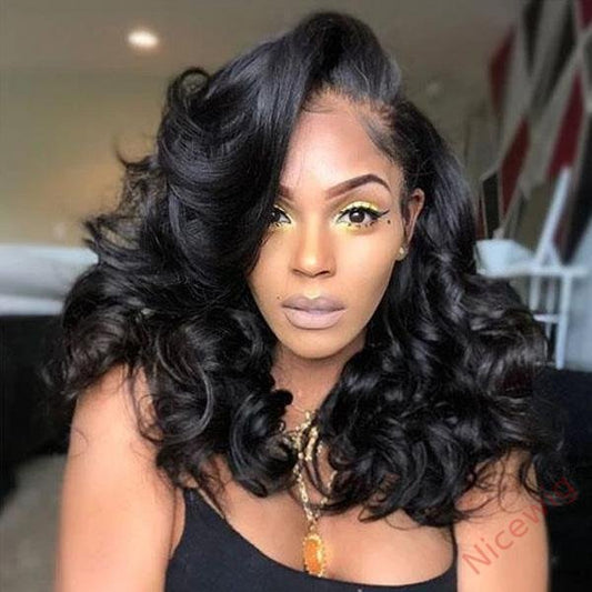 Medium Hiar Bob Body Wave Wig For Women