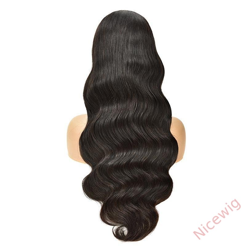 Black Long Hair Loose Deep Wave Wigs with Bangs for Black Women