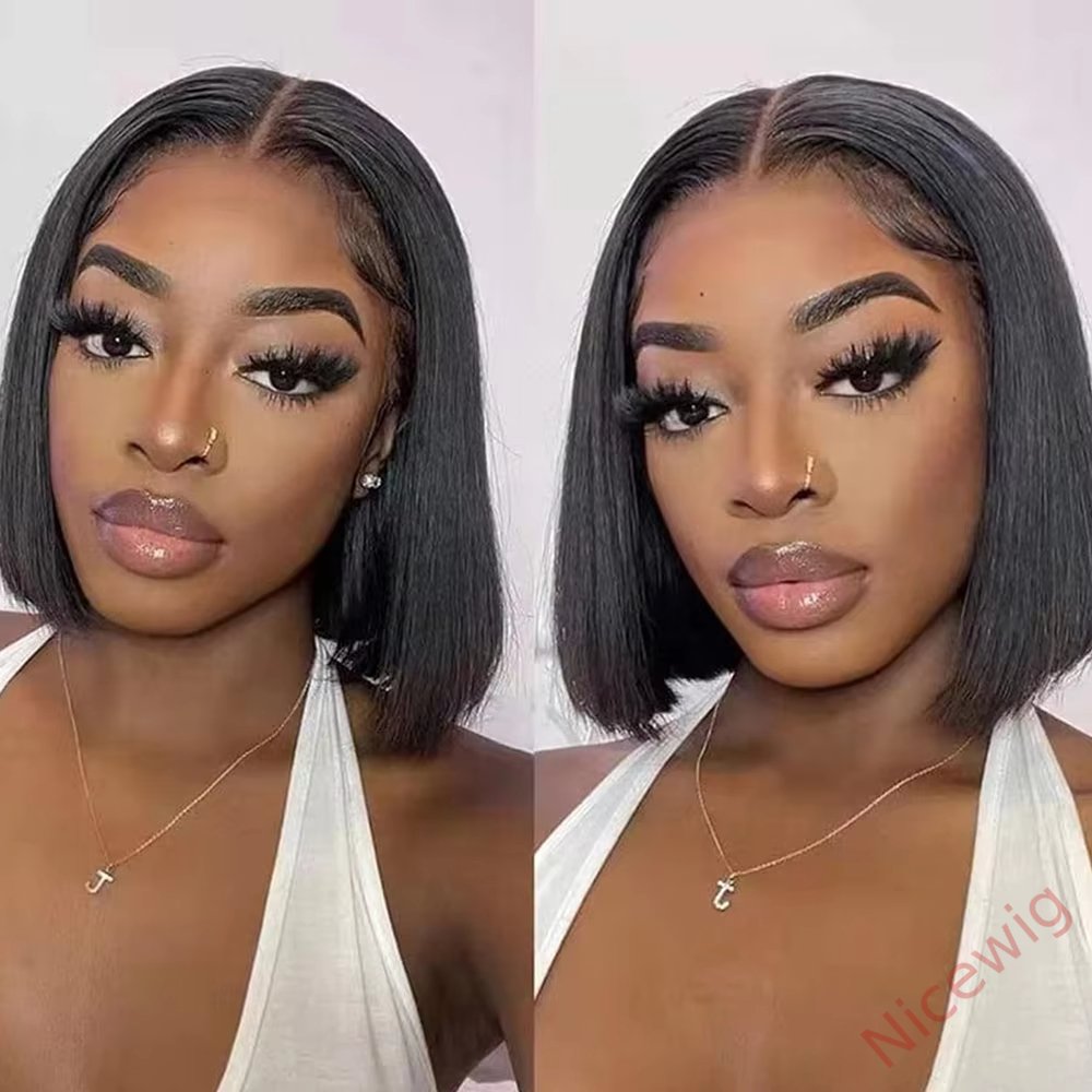 Glueless Lovely Natrual Bob Styles Silky Hair Straight Wig