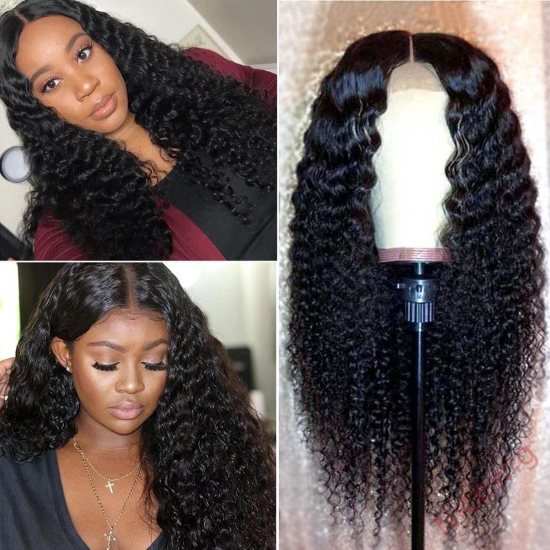 Brazilian Black Water Wave Curly Wig
