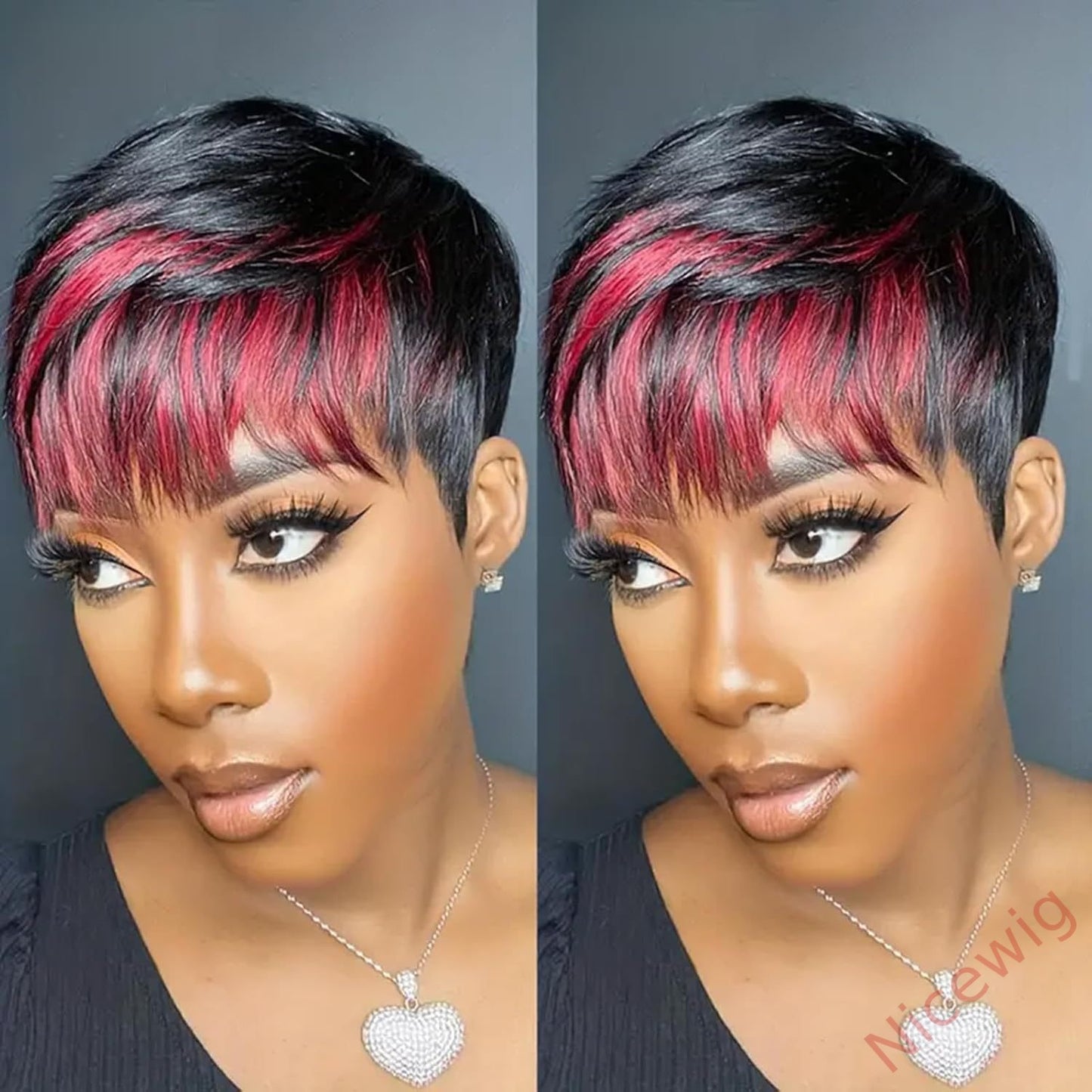 Best Seller Glueless Short Wig 4Inch Pixie Cut Straight Hair