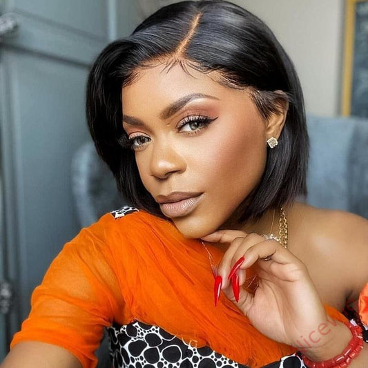 Brazilian Straight Hai BOB Wigs Lady Wig