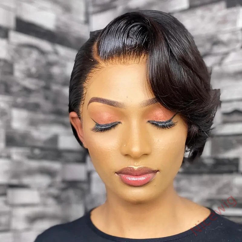 New Glueless 6 Inch Short Wig Bob Straight Hair Wig