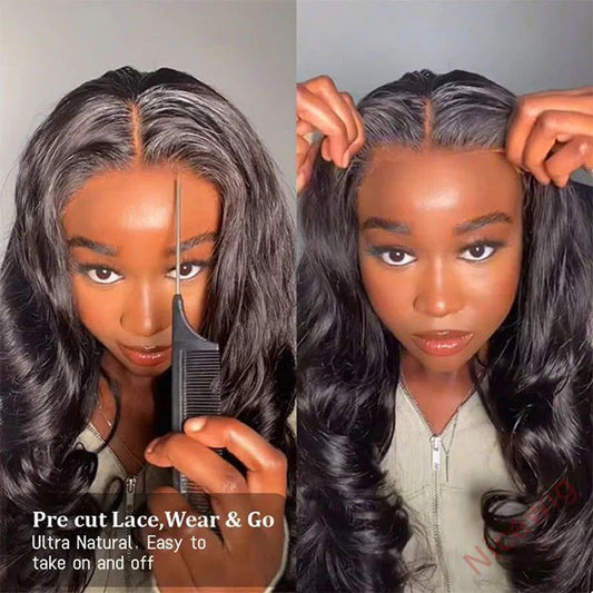 Glueless Nature Black Beautiful Loose Wave Long Wig