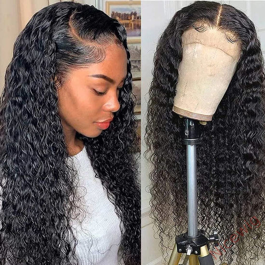 Brazilian Black Water Wave Curly Wig